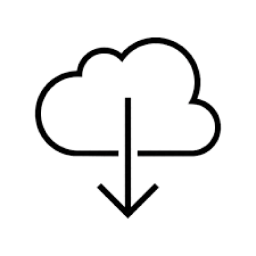 iCloud download icon